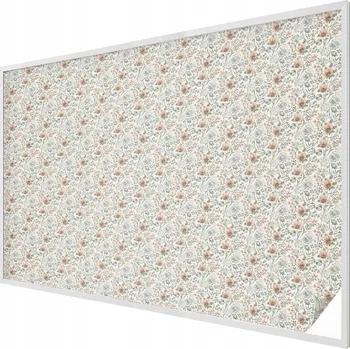 Okenní dekorace Dekorativní mléčná okenní Fólie s květinovým motivem, vitrážový vzhled, 200x146 cm