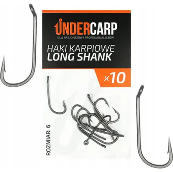 Rybářský háček Háčky zemní s otřepem Undercarp Long Shank 10 ks