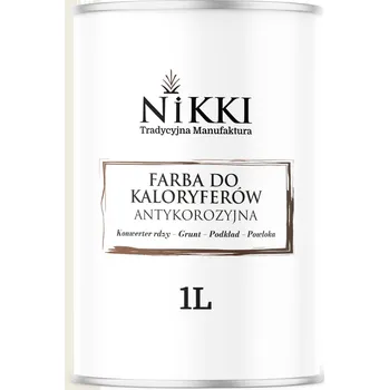 barva na kov Barva pro radiátory Antikorozní Odolná 1L Lesk Bílá Alpská 3v1