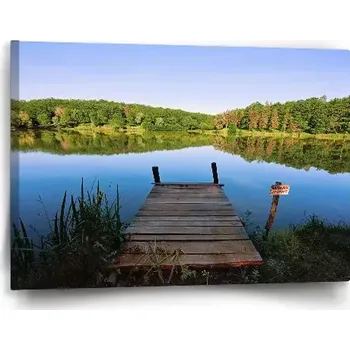 Obraz Sablio Obraz Molo na jezeře - 60x40 cm