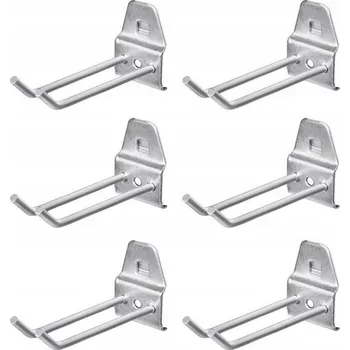 Obraz Dvojité kovové háčky Sada držáků 6 ks | TWP