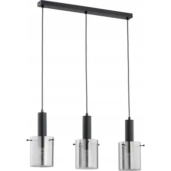 Závěsné svítidlo CELIA délka 73cm 3xE27 | černé