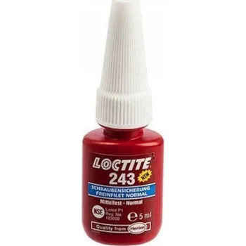Průmyslové lepidlo Loctite 243 Lepidlo na závity, středně silné, anaerobní, 5 ml