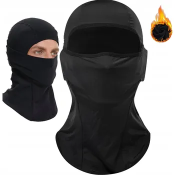Kukla KUKLA BALACLAVA LEHKÁ UNIVERZÁLNÍ ČERNÁ pod PŘILBU na MOTORKU VENTILACE