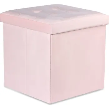 Taburet Taburet čalouněný Oskar růžový