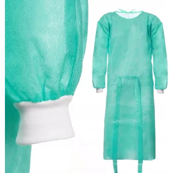 Kuchyňská zástěra Mercator Medical L zelený lékařský Zástěra