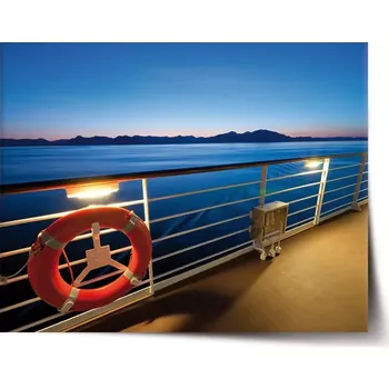 Plakát Sablio Plakát Pohled z lodě - 120x80 cm