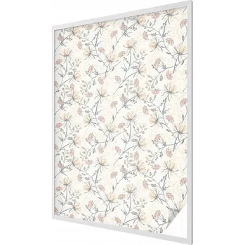 Okenní dekorace Dekorativní Fólie mléčná fólie Samolepicí Květy harmonie 100 x 146 cm
