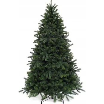 Vánoční stromek LAALU 201 - 220 cm Umělý vánoční stromeček jedle zelená 210 cm