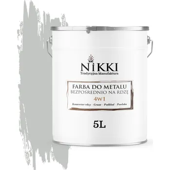 barva na kov BARVA NA KOV PŘÍMO NA REZ POZINK 4v1 ŠEDÁ SVĚTLÁ RAL 7035 LESK 5L