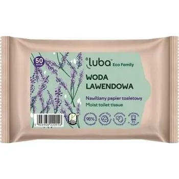 Toaletní papír Luba vlhčený toaletní papír Levandule 50 Ks .