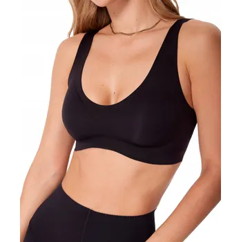 Podprsenka Dámská sportovní podprsenka bezešvá Laser Cut Carpatree černá L