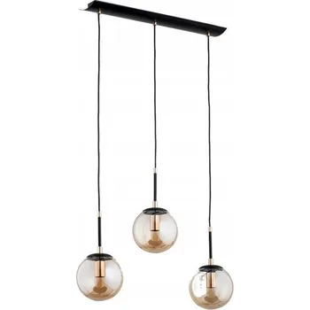 Stropní Svítidlo obdélníkový Alfa 55 x 15 cm černý, žlutý