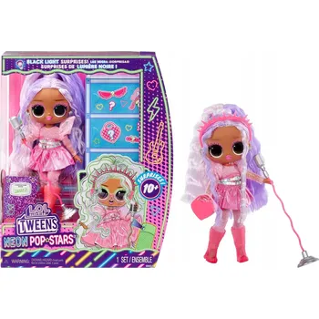 Panenka PANENKA TWEENS KITTY K NEON POP STARS S UV DOPLŇKY