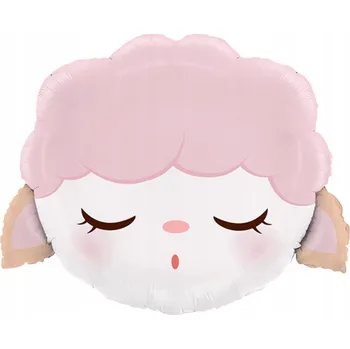 Balónek Fóliový balónek "Roztomilá ovečka" – ideální na dětské oslavy, 50x52 cm