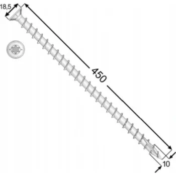 Vrták VRUT CPS do dřeva 10x450mm DMX 1 Ks. s plným závitem