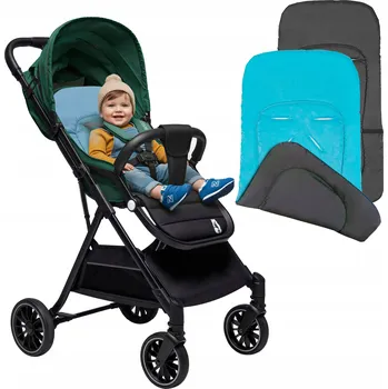 PODLOŽKA DO SPORTOVNÍHO KOČÁRKU COMFORT OBOUSTRANNÁ PRÉMIOVÁ VLOŽKA MODRÁ