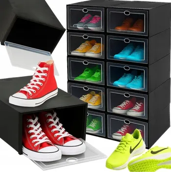 Organizér oblečení ZESTAW 10X ORGANIZER PUDEŁKA NA BOTY S KLOPOU, SKŘÍŇKA, REGÁL DO SKŘÍNĚ