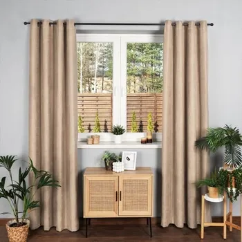 Závěs Závěs zatemňovací s kroužky 140 cm x 250 cm