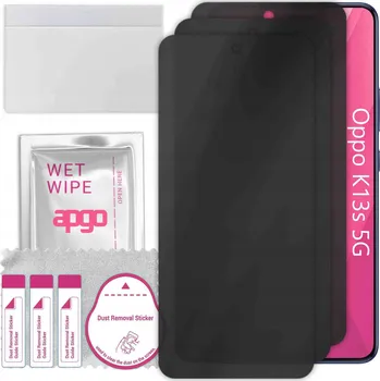 Pouzdro na mobilní telefon 3x Hybridní Sklo s Filtrem Soukromí pro Oppo K13s 5G, PRIVACY