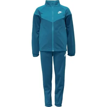 Dětská tepláková souprava Nike K SPORTSWEAR DF TRACKSUIT PK FZ S Modrá, Bílá