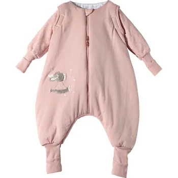 Dětská deka Spací pytel pro děti z bavlny s nohavicemi a rukávy 2,50 TOG Sterntaler - růžový Emmi Velikost: 92/98