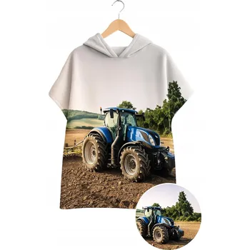 Deka s kapucí Supreme Style 100 x 50 cm modrá