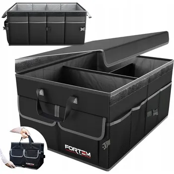 Organizér do auta SKLÁDACÍ ORGANIZÉR DO AUTA DO KUFRU ZESÍLENÁ TAŠKA S PŘEHRÁDKAMI