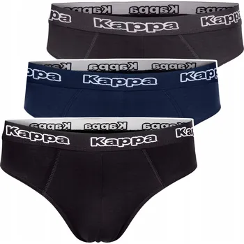 Pánské spodní prádlo 3 ks Pánské slipy slipy KAPPA Active bavlna BOX M