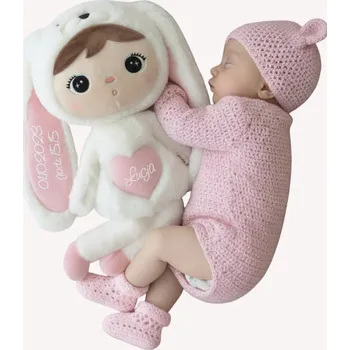 Panenka Krémový Králíček 48 cm Panenka Metoo s jménem