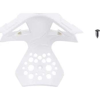 Helma na motorku vrchní a vnitřní díl krytu bradové ventilace pro přilby SUPERTECH S-M10 a S-M8, ALPINESTARS (bílá, verze ECE 22.05) (Velikost: XS/S) 2H922533