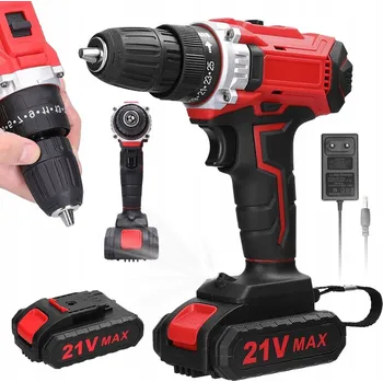 Aku Šroubovák Majster Polska akumulátorový 20 V WIERTARKA AKU ŠROUBOVÁK Z UDAREM UDAROWA BITY