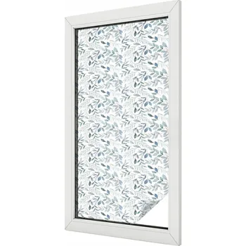 Okenní dekorace Ozdobná Fólie Mléčná Vitrážová s Motivem na Okno - Dynamický vzor 50x100 cm