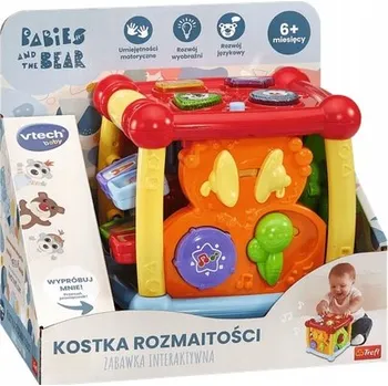 Interaktivní Hračka VTech Variety Cube, Miminka a plyšový medvídek