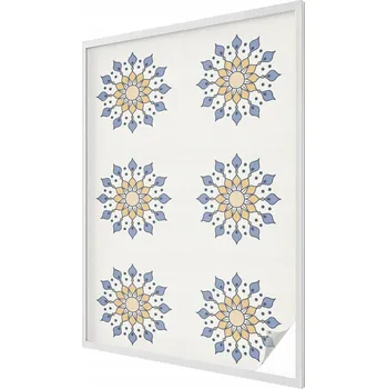 Okenní dekorace Samolepicí Mléčná fólie na okno, dekorativní mandala 100x146 cm