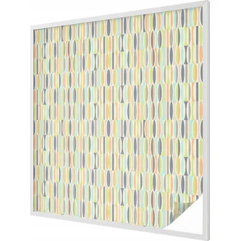 Okenní dekorace Zatemňovací mléčná dekorativní Fólie na oválné okno 100x100 cm