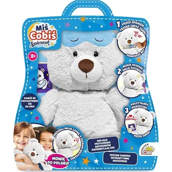 Cobi Mluvící Medvídek COBIŚ Spinkálek interaktivní medvídek pro děti +2 roky