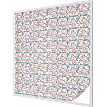 Okenní dekorace Fólie Okenní Samolepicí Mléčná Dekorativní Květinová elegance 100x100