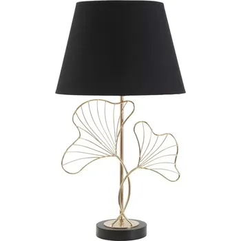 Lampička Stolní lampa Leaves 60 cm černo-zlatá