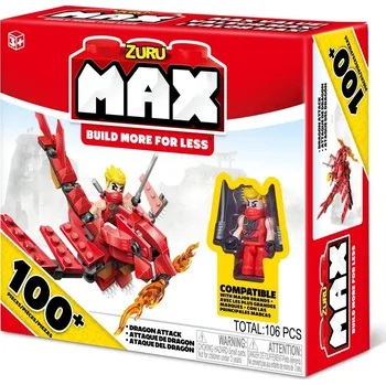 ostatní stavebnice ZURU Max Build Stavebnice kostek 100+ dílků mix