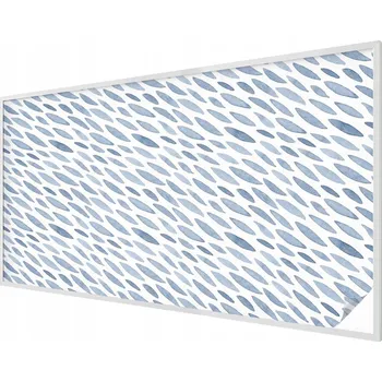 Okenní dekorace Fólie Dekorativní Mléčná na Okna Výloh Modré tahy 200x116