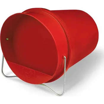 Pro ptáka BRAVSON GROUP s.r.o. Kbelíková napáječka pro slepice plastová červená GAUN 11010 - 6 l
