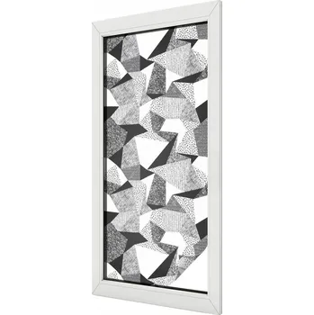 Okenní dekorace Fólie Okenní Samolepicí Mléčná Dekorativní Geometrické postavy 50x116