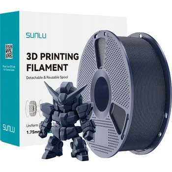 Filament PLA filament+ SUNLU 1,75 mm černý 1 kg