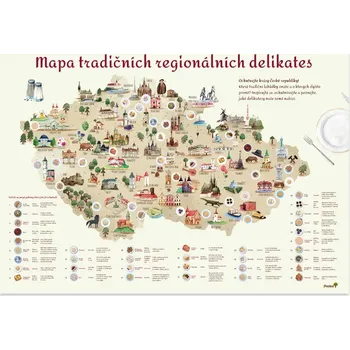 Stírací mapa regionálních delikates