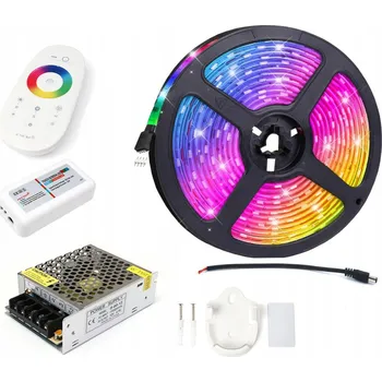 LED osvětlení LED pásek 5050 RGB sada s rádiovým dotykovým dálkový ovladač, 5 m