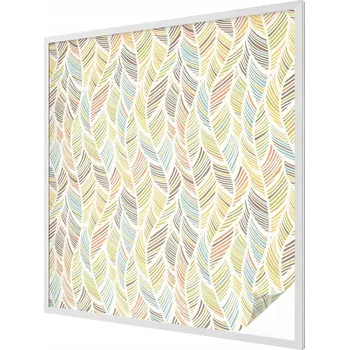 Okenní dekorace Fólie Vitrážová dýha Samolepicí Mléčná fólie na okno Duhové peří 100x100