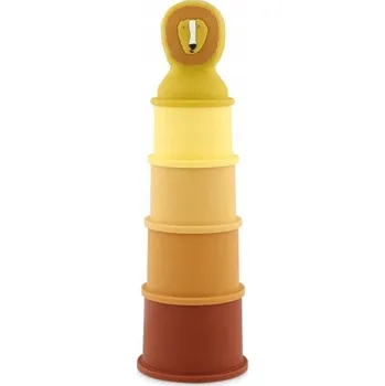 Hračky do vany kelímky na skládání 5 kusů - Lev