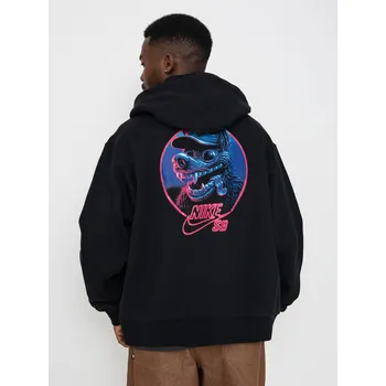 Pánská mikina Nike SB Gfx 2 ZHD (black/white) M, černá