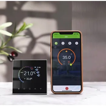 WiFi Termostat pro bojler na vodu/plyn, LCD displej, pro vytápění